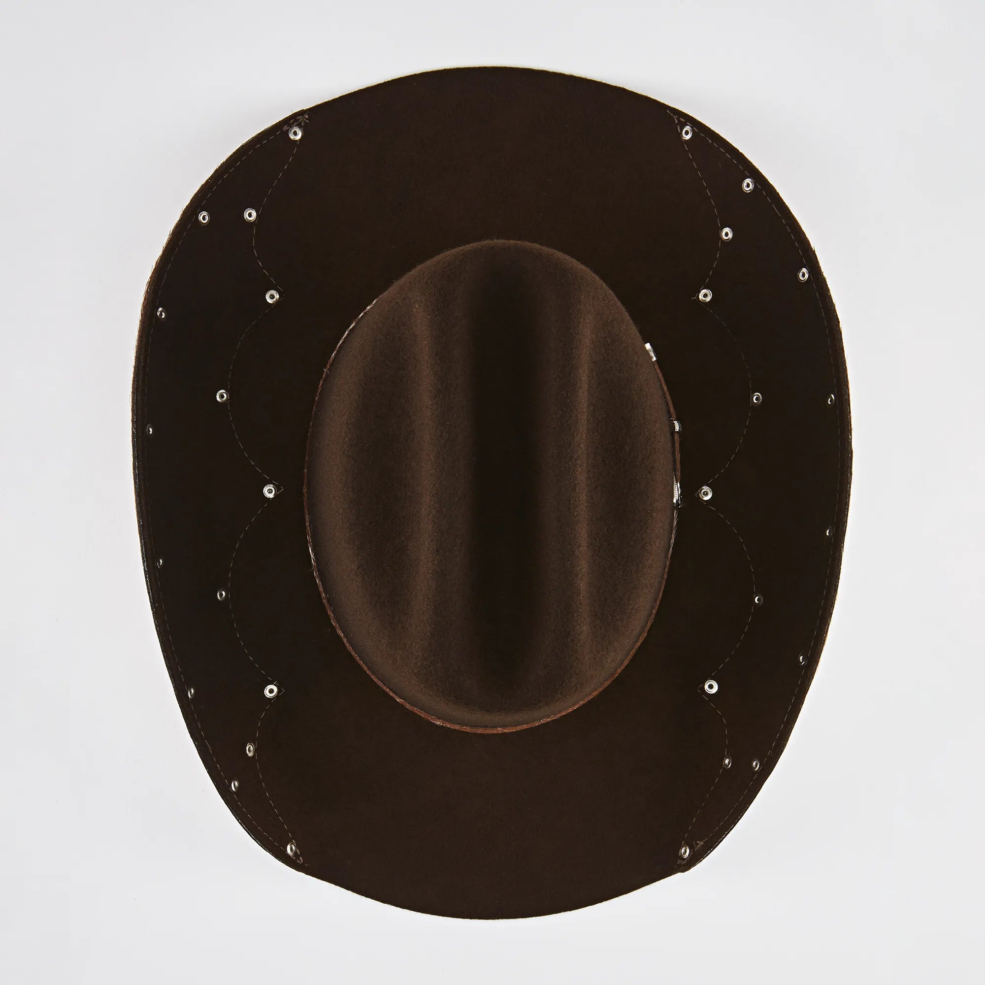 Chapéu Ana Castela - Herança Couro Marrom