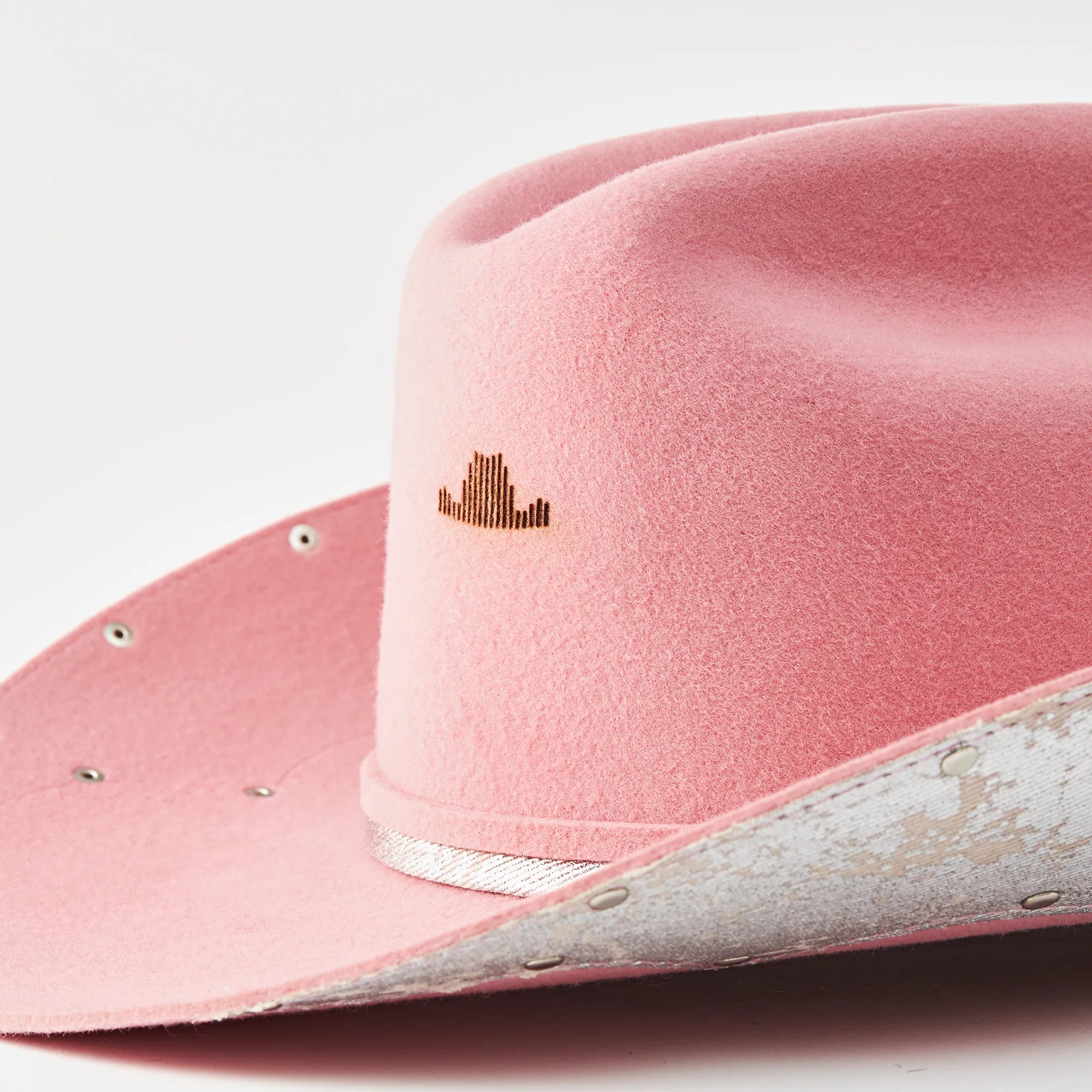 Chapéu Ana Castela - Boiadeira Jeans Rosa