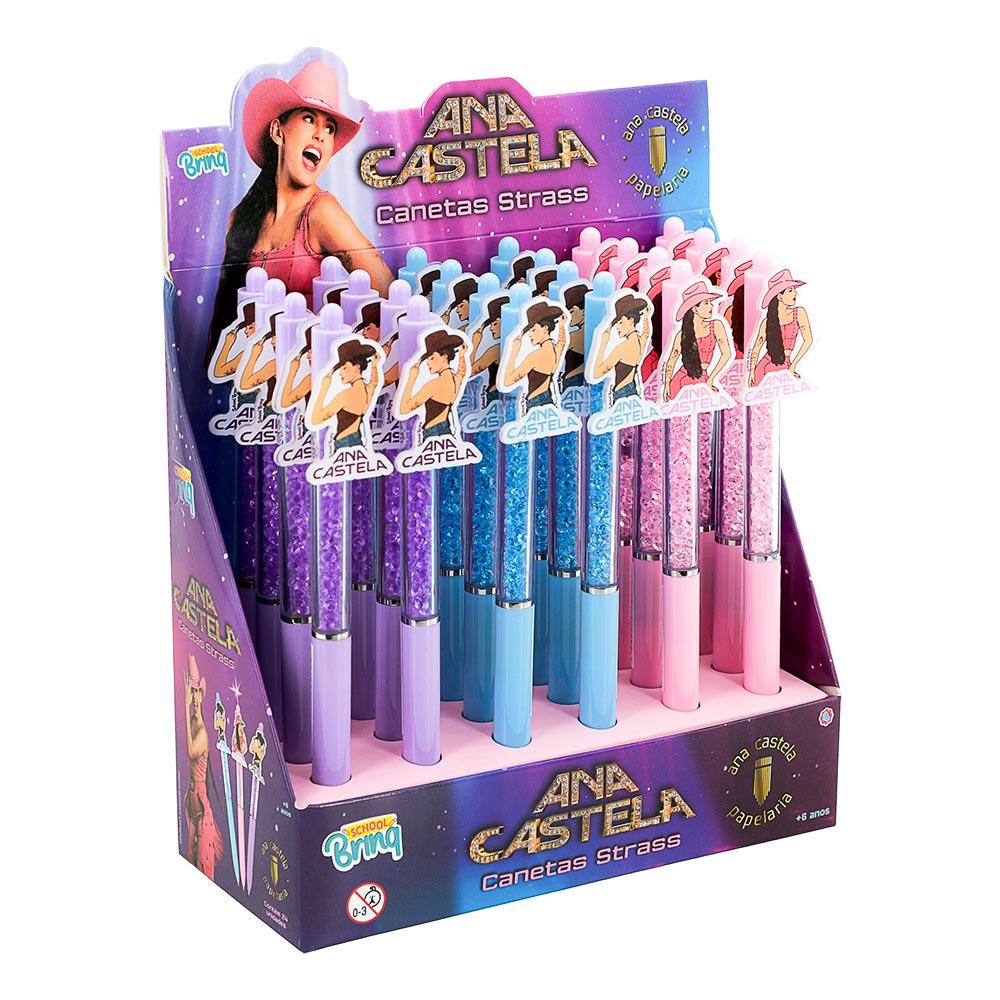 Caneta Strass Brilho Ana Castela