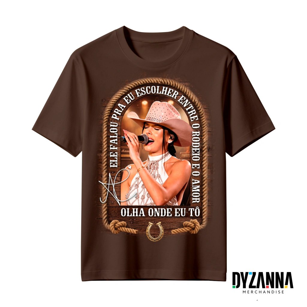 Camiseta Ana Castela · Coleção Musical