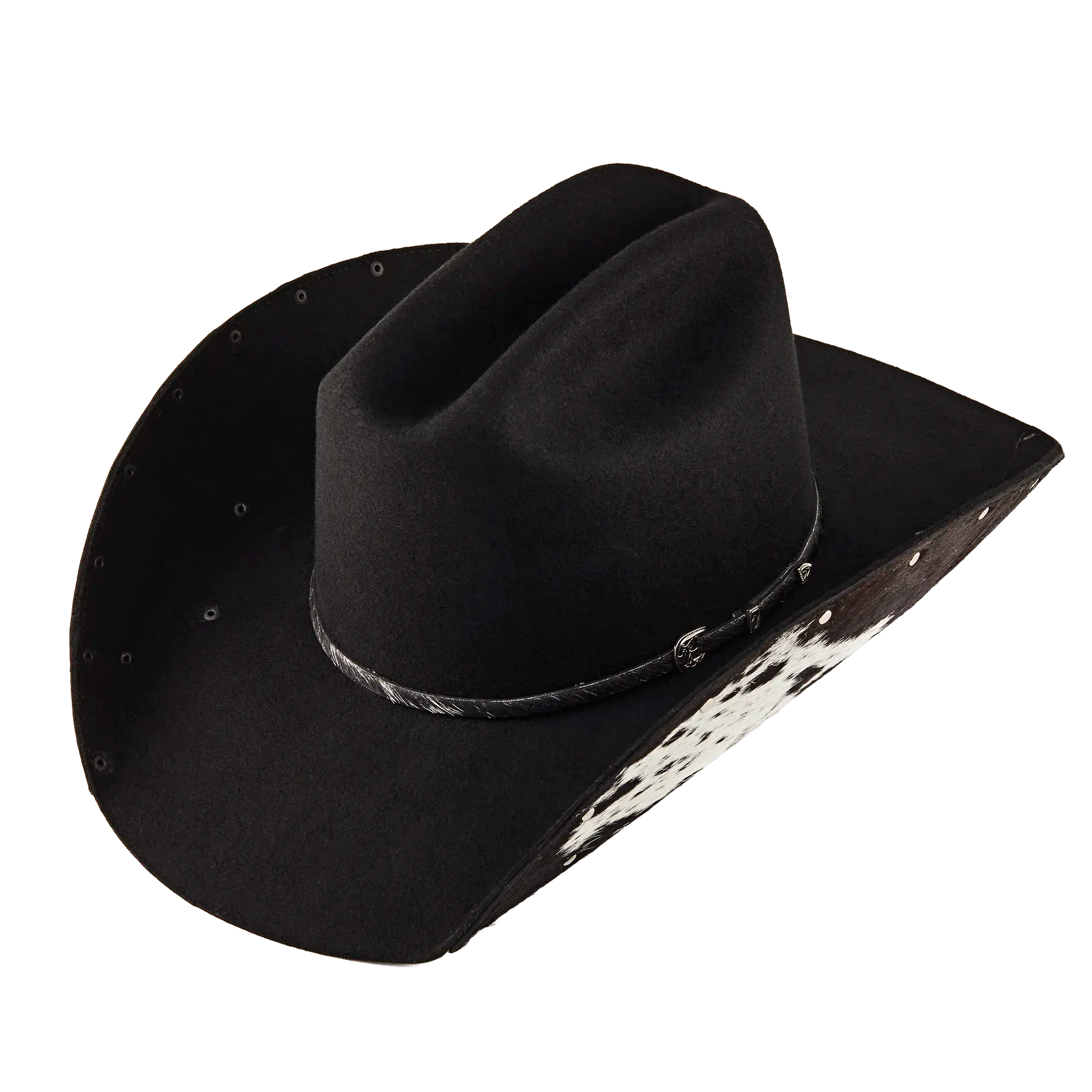 Chapéu Ana Castela - Herança Couro Preto