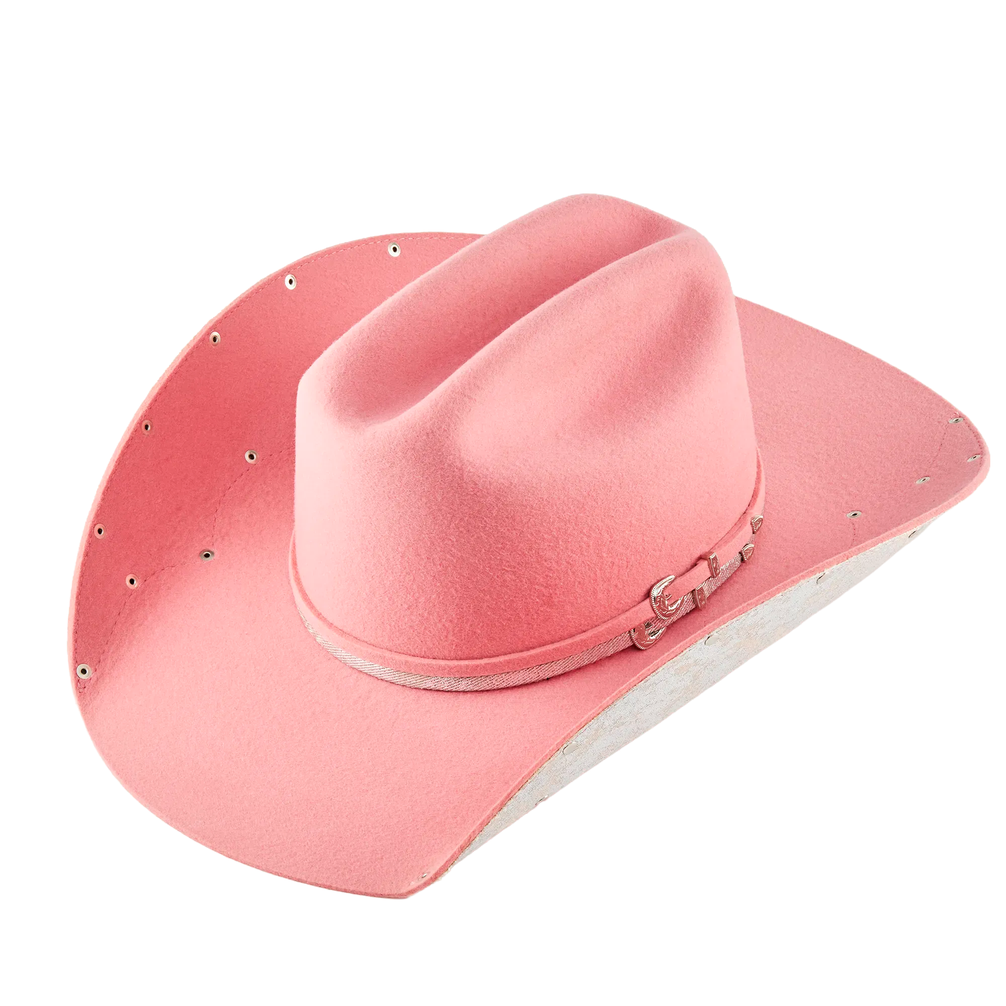 Chapéu Ana Castela - Boiadeira Jeans Rosa