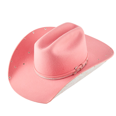 Chapéu Ana Castela - Boiadeira Jeans Rosa