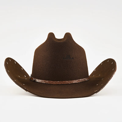 Chapéu Ana Castela - Herança Couro Marrom