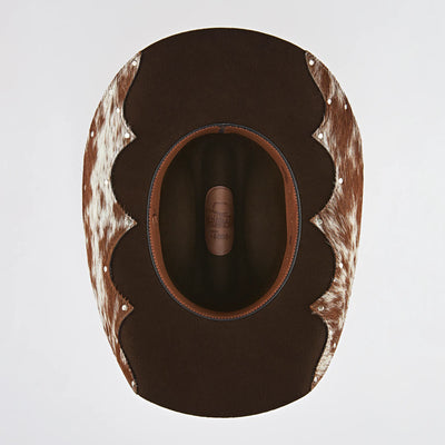 Chapéu Ana Castela - Herança Couro Marrom