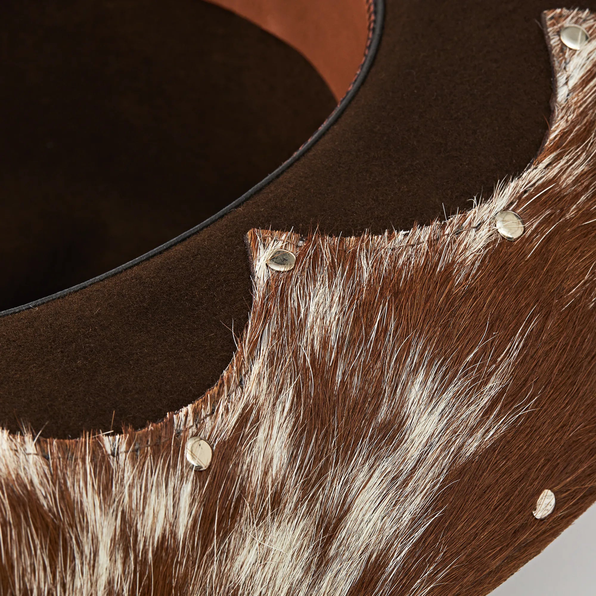 Chapéu Ana Castela - Herança Couro Marrom