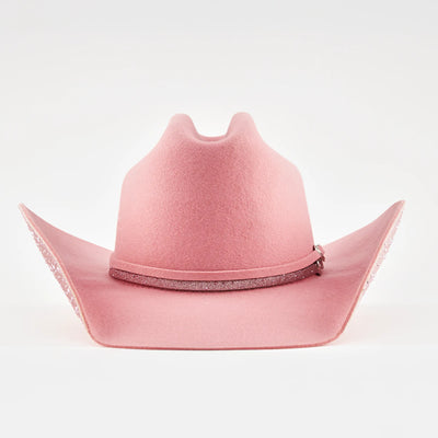 Chapéu Ana Castela - Boiadeira Brilho Rosa