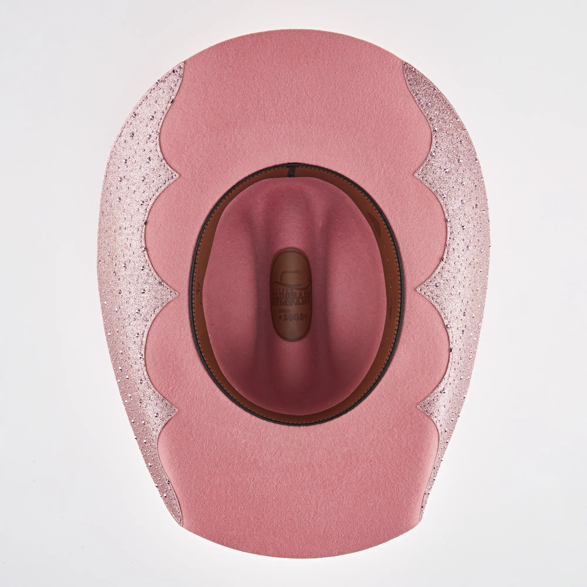 Chapéu Ana Castela - Boiadeira Brilho Rosa