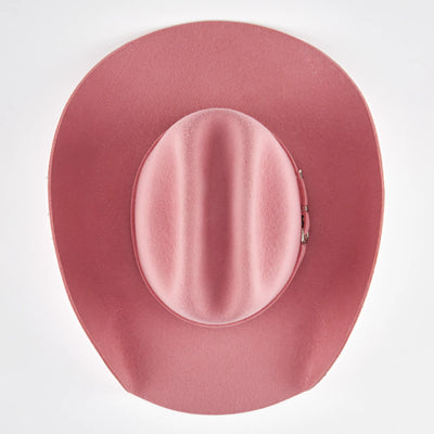 Chapéu Ana Castela - Boiadeira Brilho Rosa