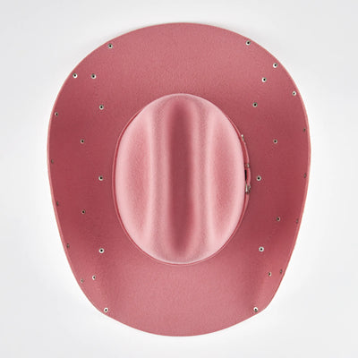 Chapéu Ana Castela - Boiadeira Jeans Rosa