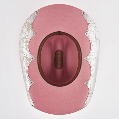 Chapéu Ana Castela - Boiadeira Jeans Rosa