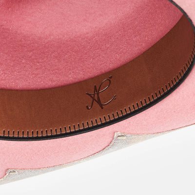 Chapéu Ana Castela - Boiadeira Jeans Rosa
