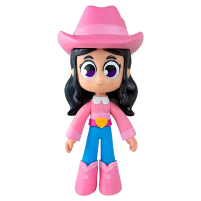 Boneca Boiadeirinha com chapéu rosa