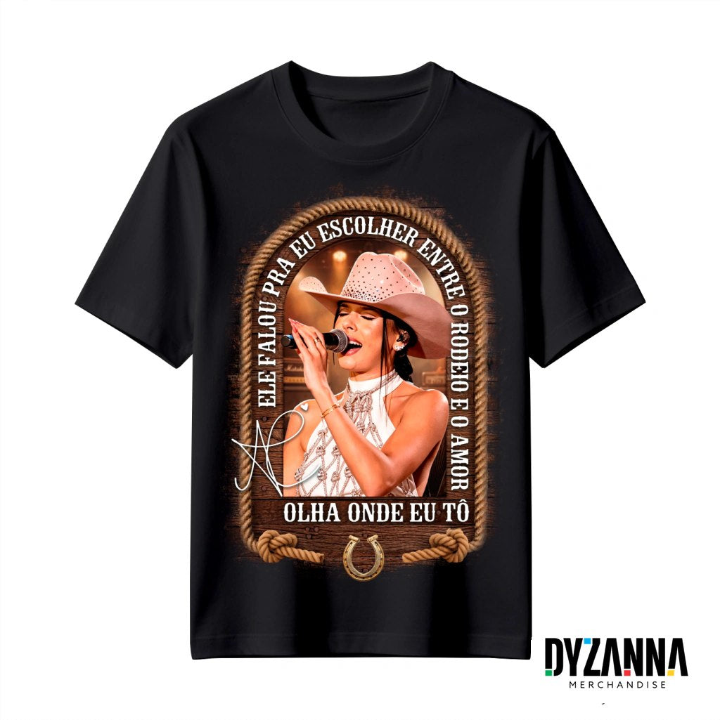 Camiseta Ana Castela · Coleção Musical