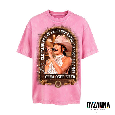 Camiseta Oversized Ana Castela · Coleção Musical